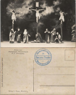 Ansichtskarte Oberammergau Passionsspiel Oberammergau Nr. 9 Kreuzigung, 1900 - Oberammergau