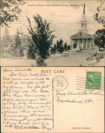 Postcard Middlebury Vermont Chapel And Hepburn Hall 1948 - Andere & Zonder Classificatie