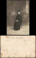 Menschen / Soziales  Frauen In Schwarzer Kleidung Atelierfoto 1913 Privatfoto - Personajes