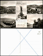 Bingen Am Rhein Mehrbildkarte Mit Nahetal, Burgen, Niederwald-Denkmal 1960 - Bingen