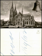 Ansichtskarte Köln Kölner Dom Von Süden (AK Der Rheingold-Serie) 1960 - Koeln