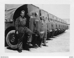 TRIPOLI 1938 CAMIONS OM-36  ARMEE ITALIENNE PHOTO ORIGINALE   6 X 5 CM - War, Military