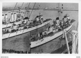 CROISEUR DUCA D'AOSTA  ET EUGENIO DI SAVOIA NAPLES 1938 ARMEE ITALIENNE TIRAGE PHOTO 15 X 10 CM - Barche