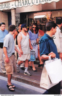 LE ROI ABDALLAH DE JORDANIE ET LA REINE RANIA  A SAINT TROPEZ 07/1999  PHOTO DE PRESSE 27 X 18 CM R4 - Personalidades Famosas