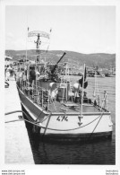 BATEAU MS-474 EX MS-54  ARMEE ITALIENNE PHOTO  15 X 10 CM - Boats