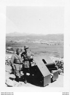 GENERAL ET ALPINO ET CANON DE 75/13   ARMEE ITALIENNE PHOTO ORIGINALE 7 X 5 CM - War, Military