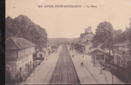 Avon - Fontainebleau - La Gare : Vue Intérieure - Avon