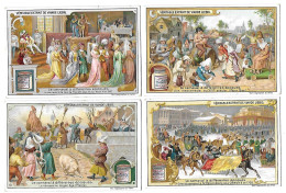 S 883, Liebig 6 Cards, Le Carneval à Différentes époques (ref B24) - Liebig