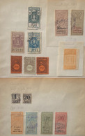 !!! INDOCHINE, TONKIN, CAMBODGE, ANAM ET COCHINCHINE, LOT DE TIMBRES FISCAUX - Used Stamps