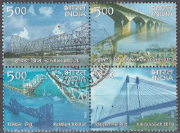 India 2007. MI.Nr. 2219-2222, Used O - Usati