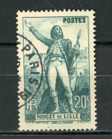 FRANCE -  LA MARSEILLAISE - N° Yvert  314  Obl. - Used Stamps