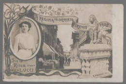 FIRENZE 1905 LA REGINA DEL MERCATO SIG.NA RINA LUCCI - Firenze