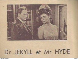 Bb // Vintage // Old French Movie Program / Programme Cinema MAX-LINDER // Dr JEKYLL Et Mr HYDE Fleming TRACY Bergman - Programas