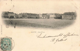 FRANCE - Carvin - Vue Sur La Grand'Place - Vue Générale - Les Maisons Au Alentour - Carte Postale Ancienne - Lens