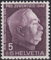 1948 Schweiz Pro Juventute ** Mi:CH 514, Yt:CH 467, Zum:CH J125 , General Wille - Unused Stamps