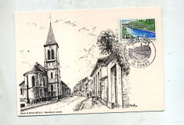 Carte Cachet Bondy Fdc Canal - Commemorative Postmarks