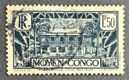 FRCG129U1 - Brazzaville - Pasteur Institute - 1.50 F Used Stamp - Middle Congo - 1933 - Usados