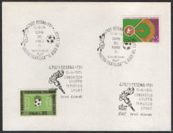 FOOTBALL - CESENA 1974 - MOSTRA FILATELICA IL GIOCO DEL CALCIO - COPPA DEL MONDO '74 - CONGRESSO GRUPPO SPORT - A - 1974 – West-Duitsland