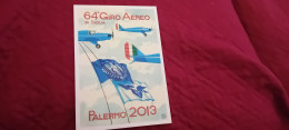 CARTOLINA 64° GIRO AEREO INTERNAZIONALE DI SICILIA - 1946-....: Moderne