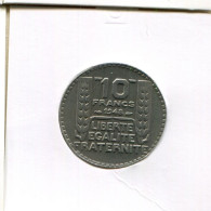 10 FRANCS 1948 FRANKREICH FRANCE Französisch Münze #AK818.D.A - 10 Francs