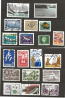 Lot Briefmarken Kanada Gebraucht - Collections