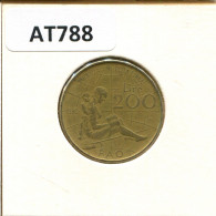 200 LIRE 1980 ITALY Coin #AT788.U.A - 200 Liras