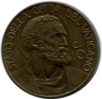 10 CENTESIMI 1930 VATICANO VATICAN Moneda Pius XI (1922-1939) #AH346.16.E.A - Vaticaanstad