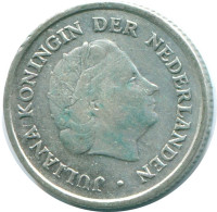 1/10 GULDEN 1960 ANTILLES NÉERLANDAISES ARGENT Colonial Pièce #NL12254.3.F.A - Antilles Néerlandaises