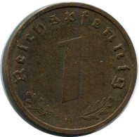 1 REICHSPFENNIG 1938 A DEUTSCHLAND Münze GERMANY #AX397.D.A - 1 Reichspfennig