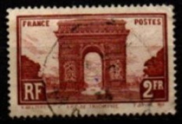 FRANCE    -   1929 .   Y&T N° 258 Oblitéré .  Arc De Triomphe - Usados