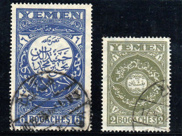 YEMEN - N° 6 ET 13 OBLITERES - Yemen