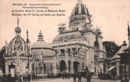 Brussel (Wereldtentoonstelling Van 1910) - Paviljoen Der Cie Solvay En Paleis Van Brazilie - Universal Exhibitions