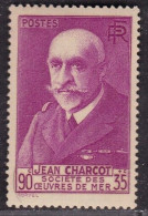 JEAN CHARCOT YT N°377A 90c + 35c Lilas-Rose NEUF** - Unused Stamps