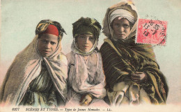 ALGERIE - Scènes Et Types - Types De Jeunes Nomades - L L - Enfants - Animé - Colorisé - Carte Postale Ancienne - Plaatsen