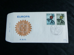 1967 1415 & 1416  FDC( Ieper ) : " EUROPA 1967 " - 1961-1970