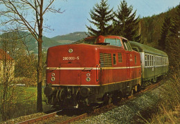 ZUG Schienenverkehr Eisenbahnen Vintage Ansichtskarte Postkarte CPSM #PAA864.A - Trains