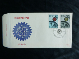 1967 1415 & 1416  FDC( Liége) : " EUROPA 1967 " - 1961-1970