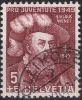 1949 Schweiz Pro Juventute ° Mi:CH 541, Yt:CH 493, Zum:CH J129, Niklaus Wengi - Used Stamps