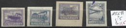 RUSSIE 185 à 188 * Côte 5 € - Unused Stamps