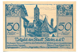50 Heller 1920 STEIN Österreich UNC Notgeld Papiergeld Banknote #P10333 - Lokale Ausgaben