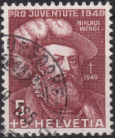 1949 Schweiz Pro Juventute ° Mi:CH 541, Yt:CH 493, Zum:CH J129, Niklaus Wengi - Used Stamps