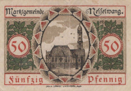 50 PFENNIG 1918 Stadt NESSELWANG Bavaria DEUTSCHLAND Notgeld Banknote #PI195 - [11] Emissions Locales