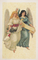 ANGEL CHRISTMAS Holidays Vintage Postcard CPSMPF #PAG730.GB - Anges