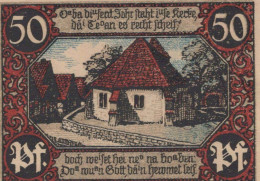50 PFENNIG 1921 Stadt EISBERGEN Westphalia UNC DEUTSCHLAND Notgeld #PB084 - [11] Emisiones Locales