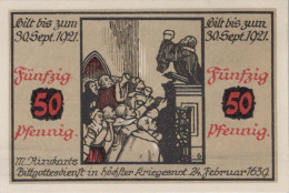 50 PFENNIG 1921 Stadt EILENBURG Saxony UNC DEUTSCHLAND Notgeld Banknote #PB078 - [11] Emissions Locales