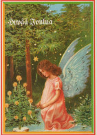 ÁNGEL NAVIDAD Vintage Tarjeta Postal CPSM #PAH429.ES - Anges