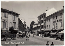 RIVOLI - VIA FRATELLI PIOL - TORINO - 1953 - Animata - Otros & Sin Clasificación