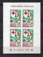 TOGO 1959: B&F De 4 TP ND Neufs** - Togo (1960-...)