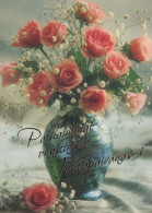 FLEURS Vintage Carte Postale CPSM #PAR773.FR - Blumen