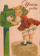 NIÑOS Escena Paisaje Vintage Tarjeta Postal CPSM #PBV135.ES - Scene & Paesaggi